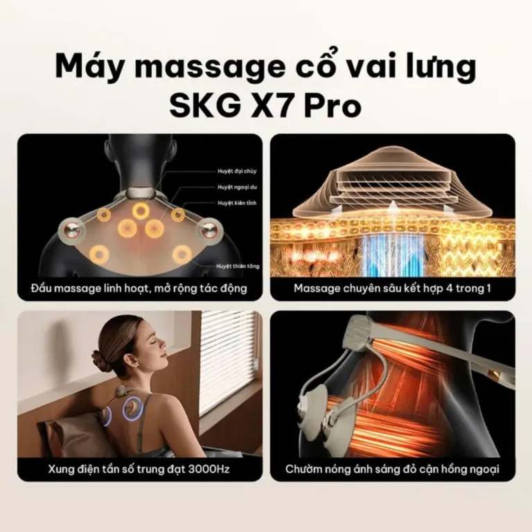 Máy Massage cổ vai lưng SKG X7 Pro | AKIA