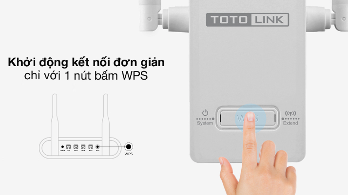 Bộ Mở Rộng Sóng Wi-Fi Totolink Ex200_V2 Chuẩn N 300Mbps 15 Totolink Ex200 V2