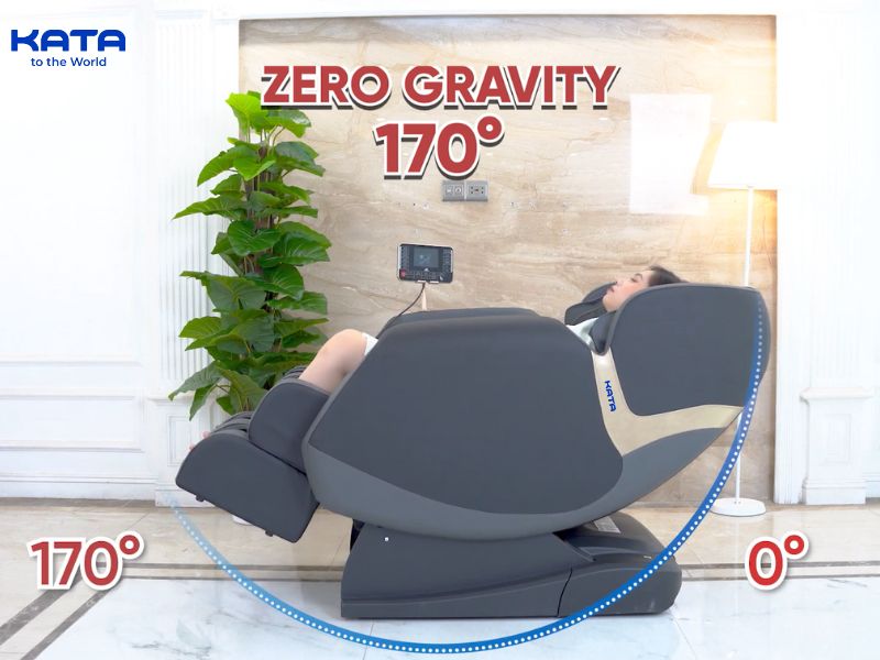Ghe-Massage-Kata-Mc04-10 Chế Độ Zero Gravity Massage Không Trọng Lực Của Kata Mc04