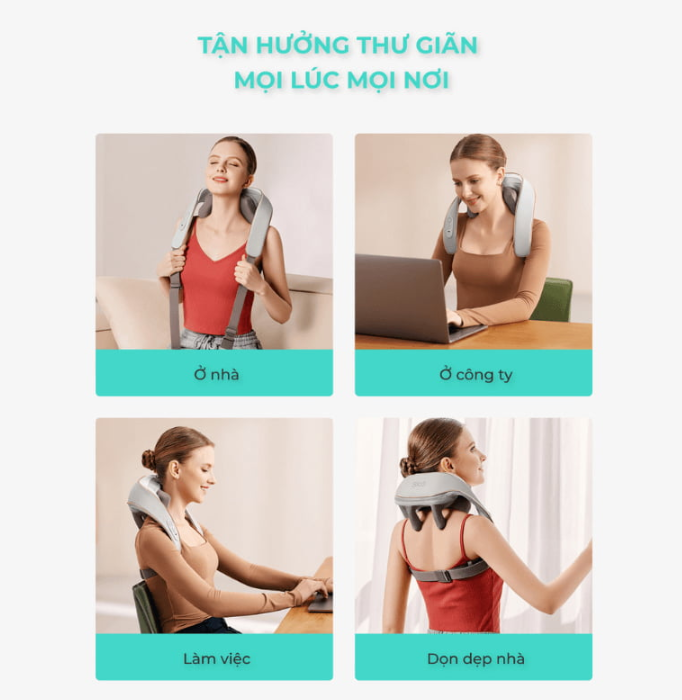 Máy Massage Cổ Vai Gáy Skg H5 Mini 11 Máy Massage Cổ Vai Gáy Skg H5 Mini