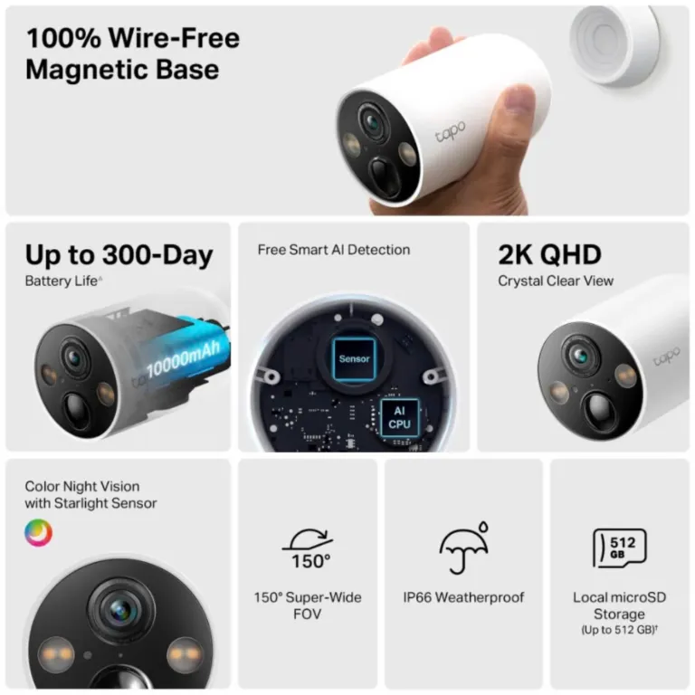 TP-Link Tapo C425 Camera An Ninh Không Dây Thông Minh | AKIA