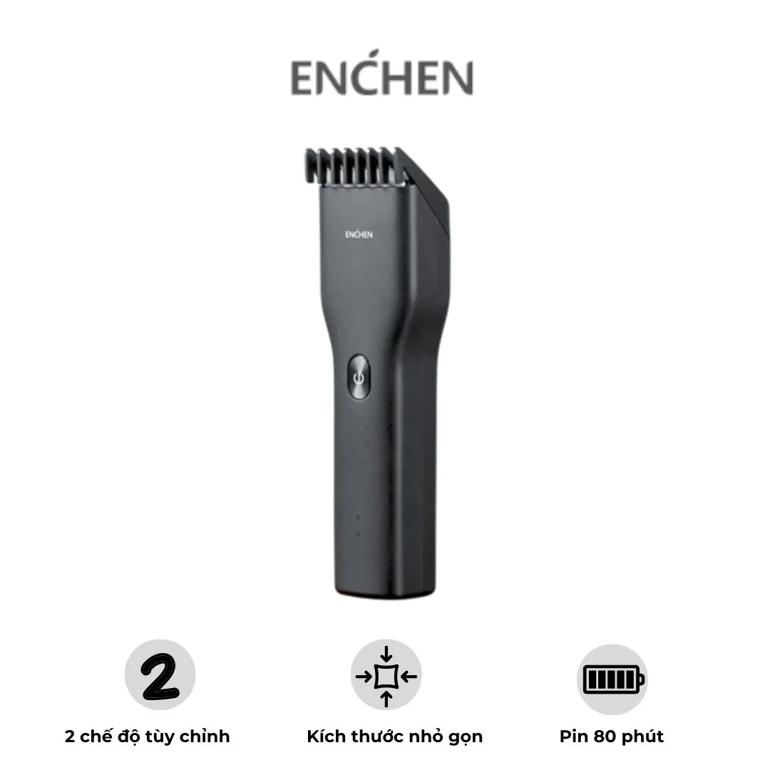 Tông đơ cắt tóc ENCHEN BOOST – Màu đen | AKIA