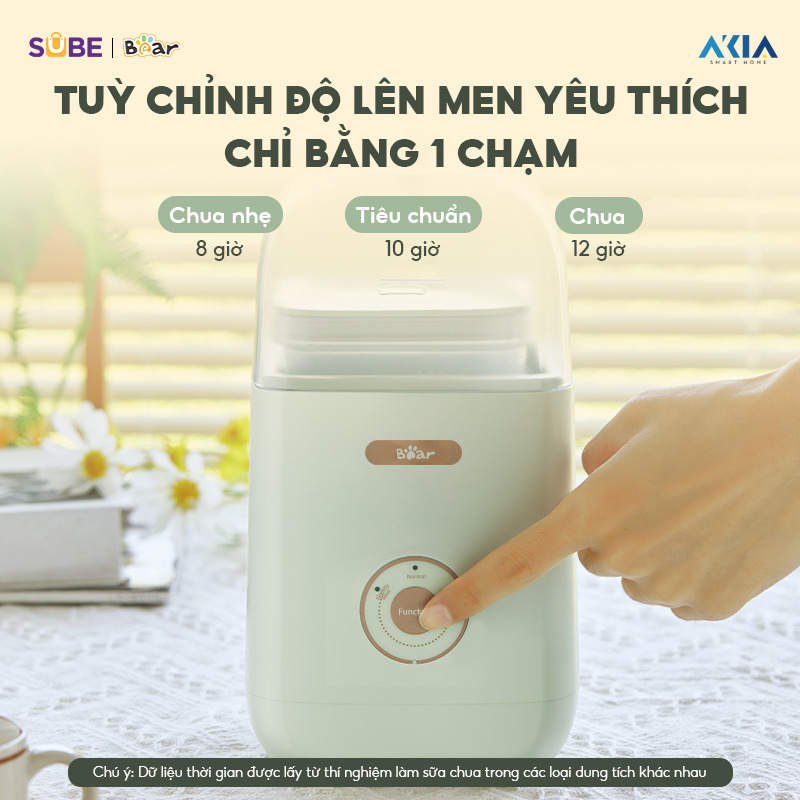 Máy Làm Sữa Chua Bear Sb-Sc12C - Xanh Lá 18 Máy Làm Sữa Chua Bear Sb-Sc12C - Xanh Lá
