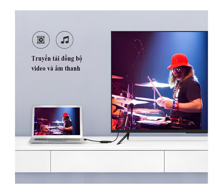 Cáp Chuyển Displayport Sang Hdmi 1080P@60Hz Ugreen 40362 6 Cáp Chuyển Displayport Sang Hdmi 1080P@60Hz Ugreen 40362