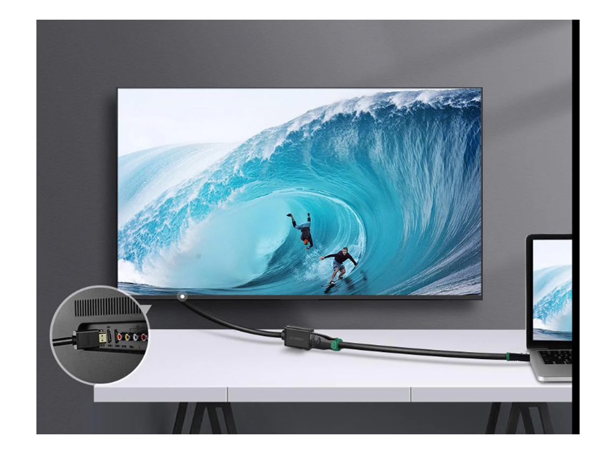 Cáp Chuyển Displayport Sang Hdmi 1080P@60Hz Ugreen 40362 7 Cáp Chuyển Displayport Sang Hdmi 1080P@60Hz Ugreen 40362