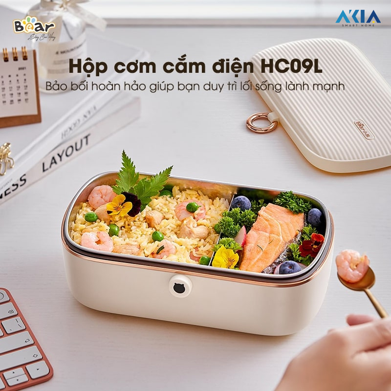 Hộp Cơm Điện Bear Sb-Hc09L - Màu Kem 15 Hộp Cơm Điện Bear Sb-Hc09L - Màu Kem