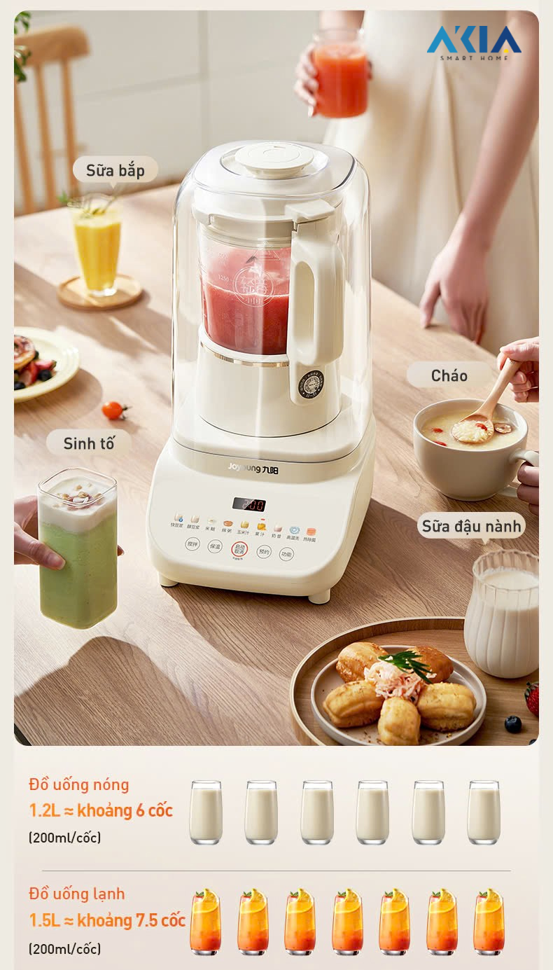 Máy Làm Sữa Hạt Joyoung Jhsb-602 - Dung Tích 1.5L, Công Suất 1000W 29 Máy Làm Sữa Hạt Joyoung Jhsb-602 - Dung Tích 1.5L, Công Suất 1000W