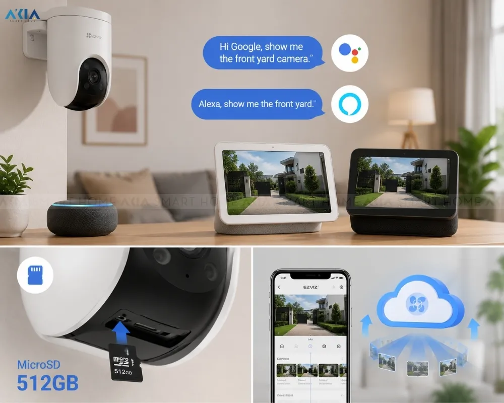 Camera Wifi Ngoài Trời Ezviz H8C Pro 2K (3Mp) 17 Camera Wifi Ngoài Trời Ezviz H8C Pro 2K (3Mp) - Akia Smart Home