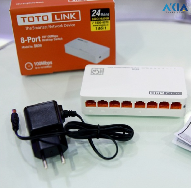 S808 - Switch 8 Cổng 10/100Mbps 8 S808 - Switch 8 Cổng 10/100Mbps