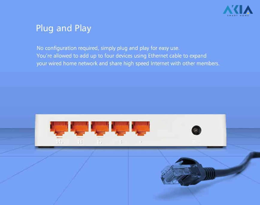 Switch 5 Cổng Gigabit Totolink S505G 10 Switch 5 Cổng Gigabit Totolink S505G