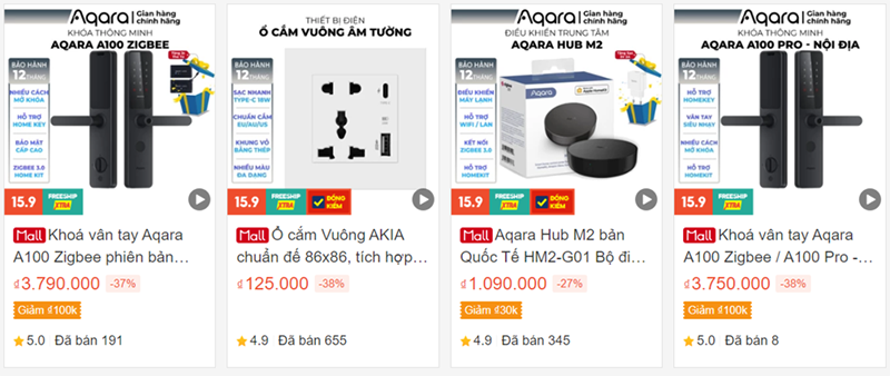 Akia - Đơn Vị Thi Công Lắp Đặt Nhà Thông Minh Hàng Đầu Tại Các Tỉnh Miền Tây 22 Akia Cung Cấp Sản Phẩm Từ Các Thương Hiệu Hàng Đầu Như Aqara