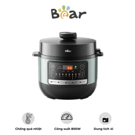 Nồi áp suất đa năng Bear YLB – C40Y7 – Dung tích 4L – Công suất 800W