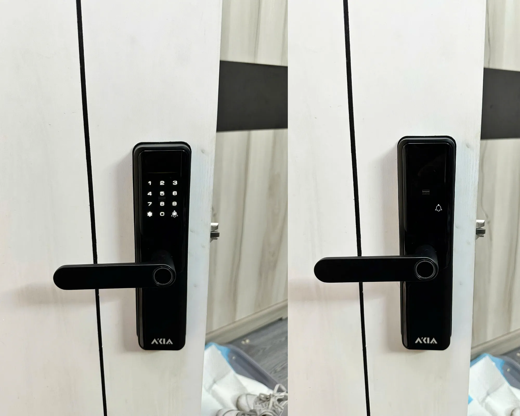 Khoá Vân Tay Thông Minh Cửa Gỗ Akia A1 32 Khóa Akia A1