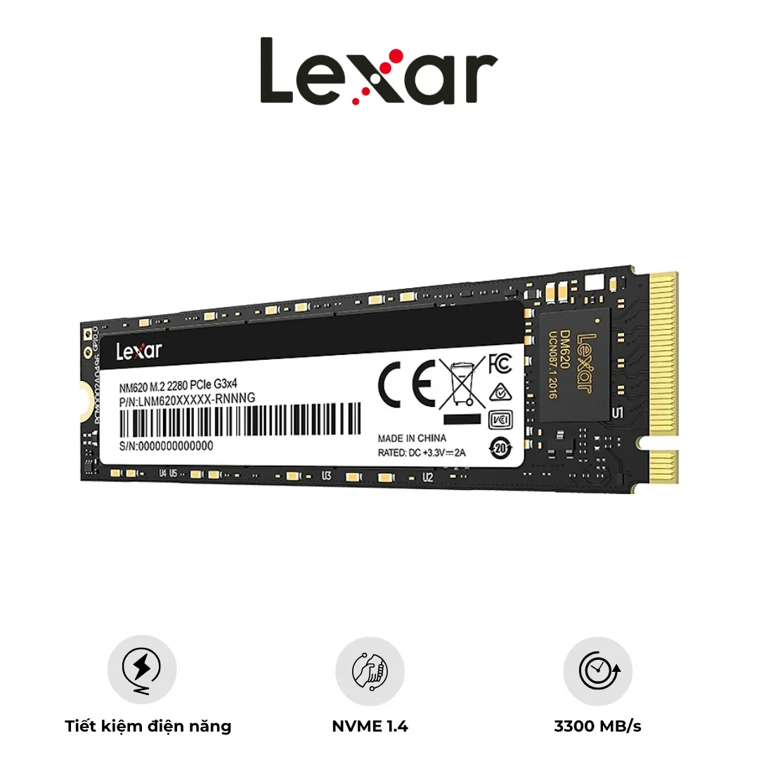 Ổ cứng SSD LEXAR NM620 1TB M.2 2280 PCIE | AKIA