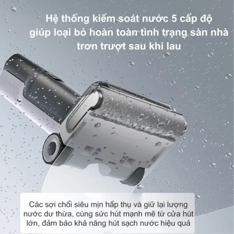 Máy lau nhà Roborock F25 ACE – Công nghệ JawScrapers™ – Tự làm sạch và sấy khô | AKIA