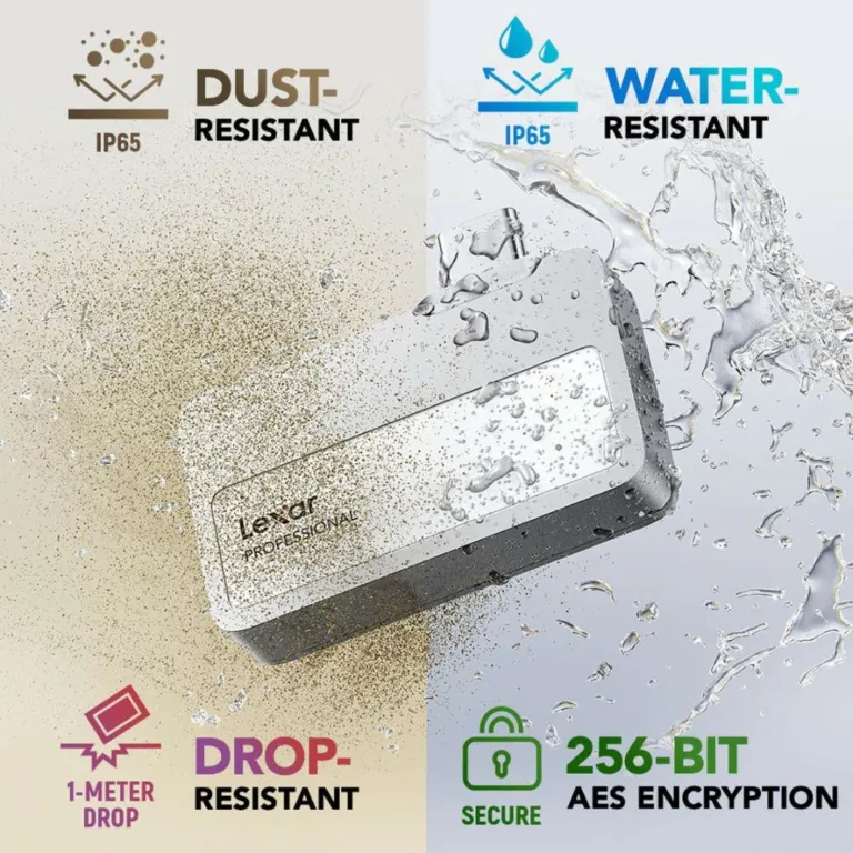 Ổ Cứng Di Động SSD Lexar Professional Go With Hub SL400 USB 3.2 Gen 2 | AKIA