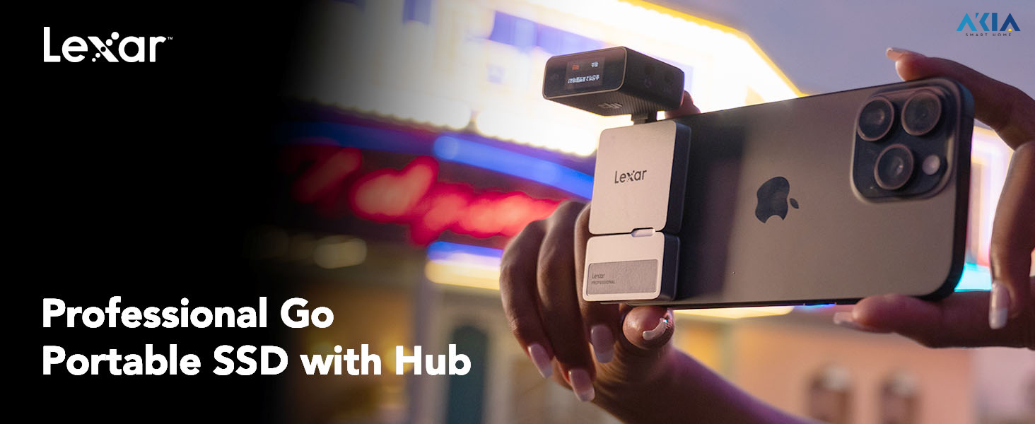 Ổ Cứng Di Động Ssd Lexar Professional Go With Hub Sl400 Usb 3.2 Gen 2 31 Ổ Cứng Di Động Ssd Lexar Professional Go With Hub Sl400 Usb 3.2 Gen 2