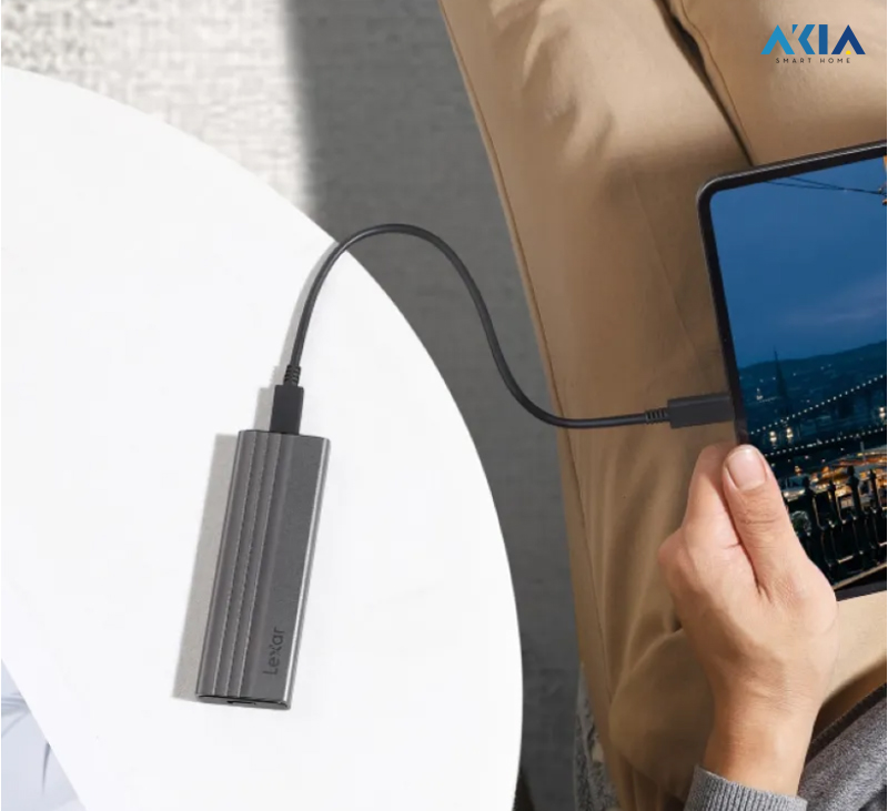 Box Ổ Cứng Ssd Lexar E300 M.2 Nvme Enclosure Hỗ Trợ Usb 3.2 Gen 2 10 Box Ổ Cứng Ssd Lexar E300 M.2 Nvme Enclosure Hỗ Trợ Usb 3.2 Gen 2