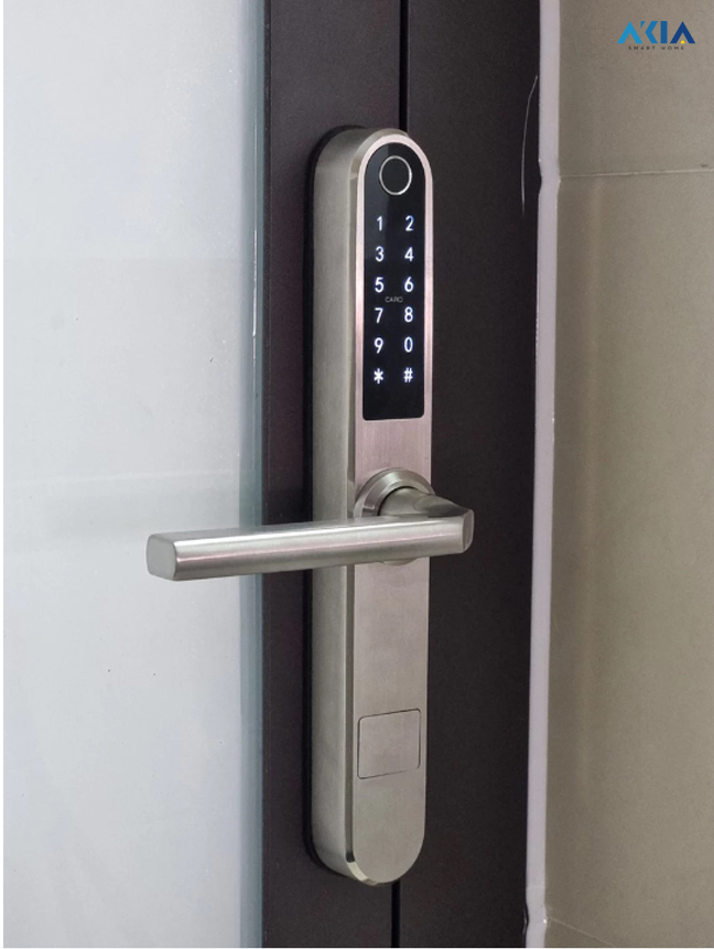 Khóa Thông Minh Cửa Nhôm Xingfa Akia Sl210