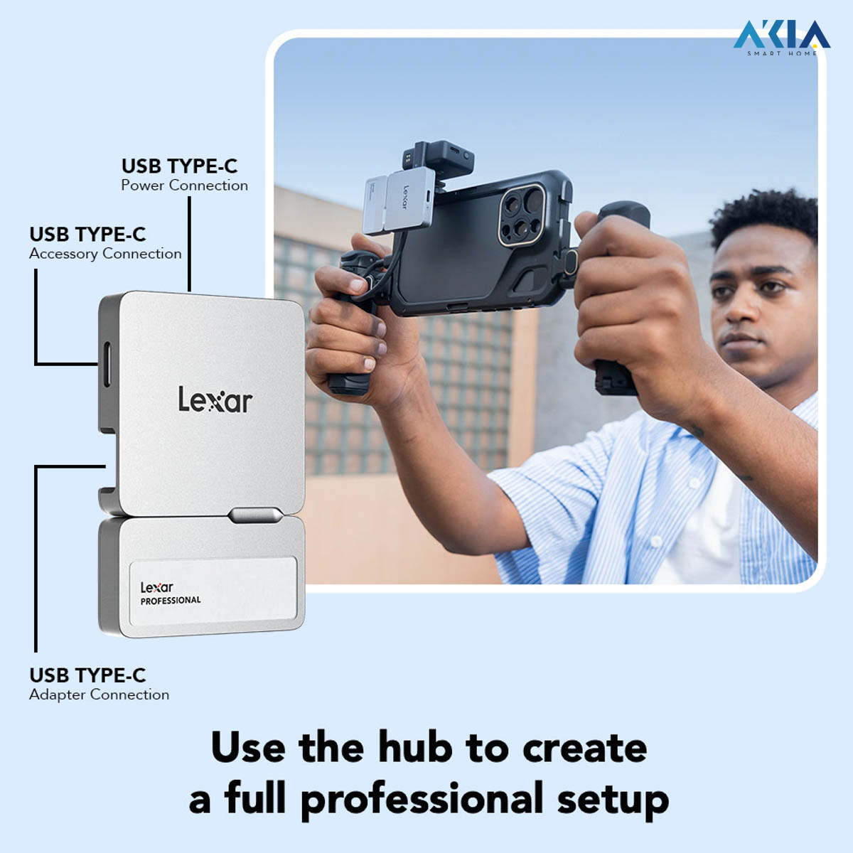 Ổ Cứng Di Động Ssd Lexar Professional Go With Hub Sl400 Usb 3.2 Gen 2 33 Ổ Cứng Di Động Ssd Lexar Professional Go With Hub Sl400 Usb 3.2 Gen 2