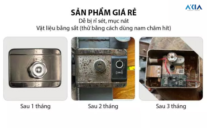 Khóa Cổng Vân Tay Thông Minh Akia N1 Chống Nước 33 Khóa Cổng Vân Tay Thông Minh Akia N1 Chống Nước
