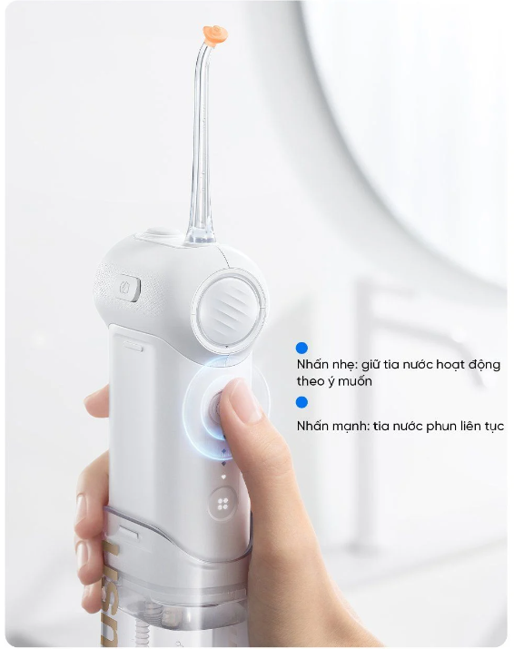 Máy Tăm Nước Sóng Siêu Âm Usmile C10 12 Máy Tăm Nước Sóng Siêu Âm Usmile C10