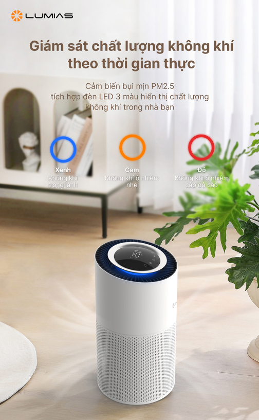 Máy Lọc Không Khí Lumias Bulma Pro - 45W 50M2 12 Máy Lọc Không Khí Lumias Bulma Pro - 45W 50M2