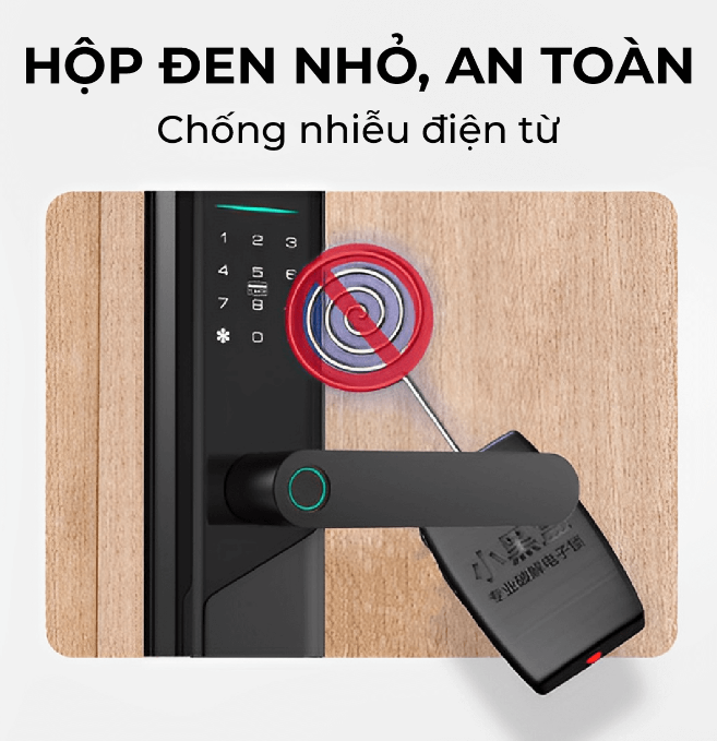 Khoá Vân Tay Thông Minh Cửa Gỗ Akia A1 33 Khoá Vân Tay Thông Minh Cửa Gỗ Akia A1