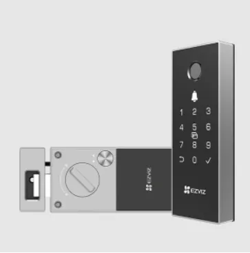 Khóa cửa thông minh EZVIZ DL03 Pro – Hỗ trợ mở khóa bằng vân tay, mật khẩu, thẻ từ và ứng dụng di động, kết nối Wi-Fi 2.4 GHz, tích hợp camera EZVIZ | AKIA