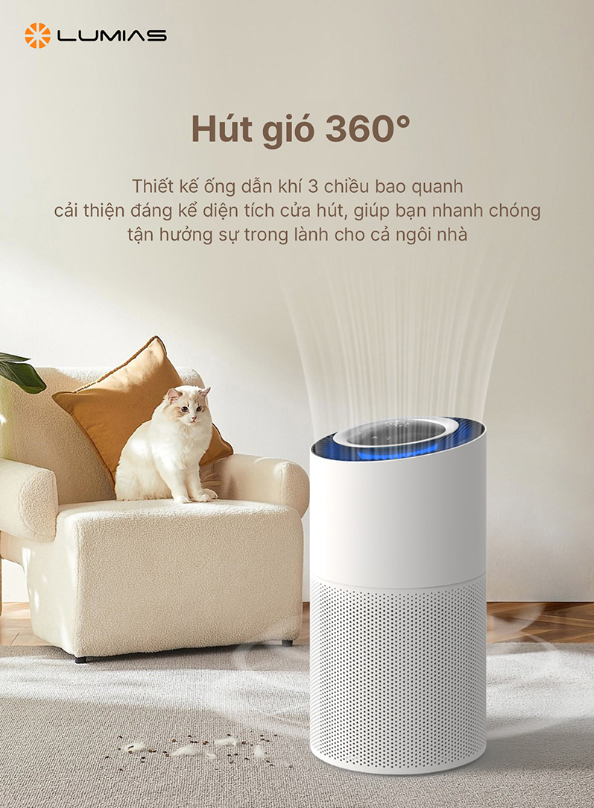 Máy Lọc Không Khí Lumias Bulma Pro - 45W 50M2 9 Máy Lọc Không Khí Lumias Bulma Pro - 45W 50M2
