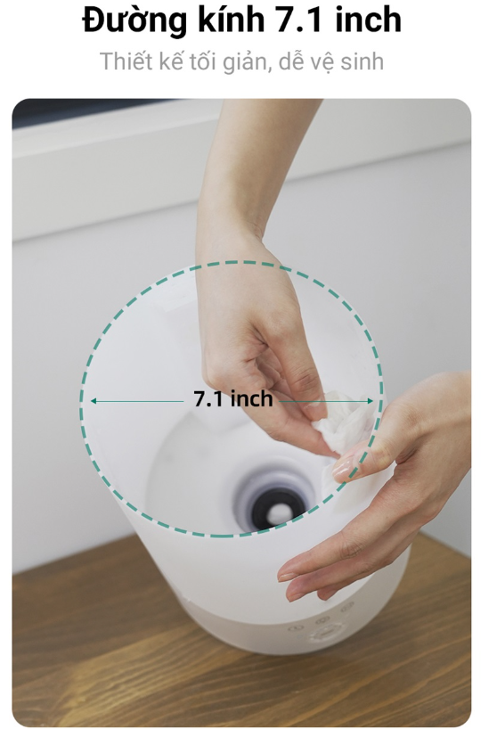 Máy Tạo Độ Ẩm Phun Sương Lumias Hul - 24W - Dung Tích 2,5L, 3 Chế Độ Phun Sương 10 Máy Tạo Độ Ẩm Phun Sương Lumias Hul - 24W - Dung Tích 2,5L, 3 Chế Độ Phun Sương