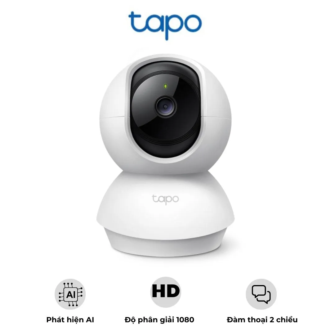 Camera Wi-Fi an ninh gia đình quay quét Tapo C200C | AKIA