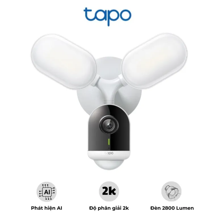 Camera Ngoài Trời TP – Link Tapo C720 – Đèn pha 2800 Lumens – Độ phân giải 2K QHD | AKIA