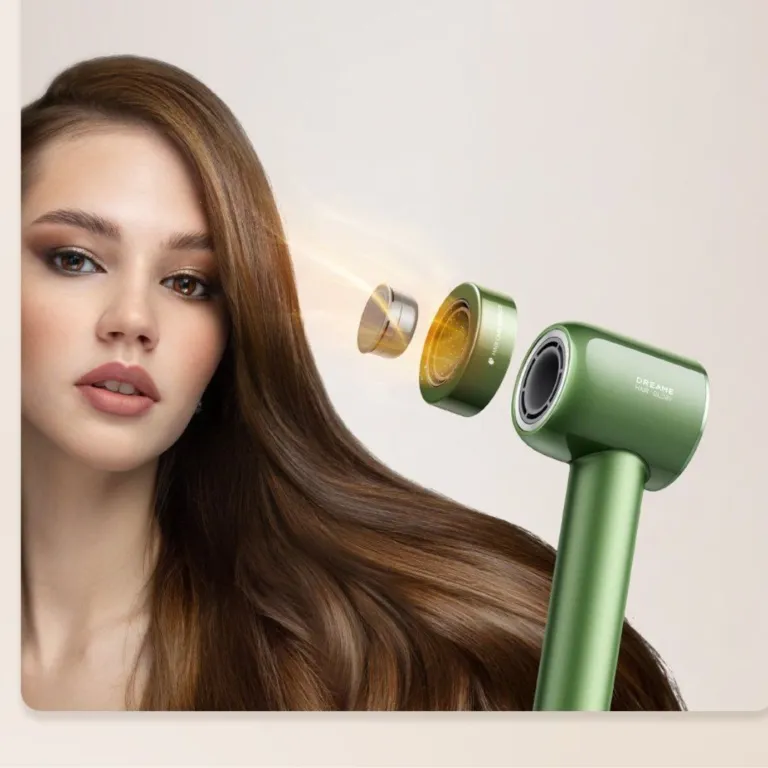 Máy sấy tóc tốc độ cao Dreame Hair Glory Master – Công suất 1.600W, 2 tốc độ, 4 chế độ sấy, Công nghệ ion âm, 3 đầu sấy chuyên dụng | AKIA