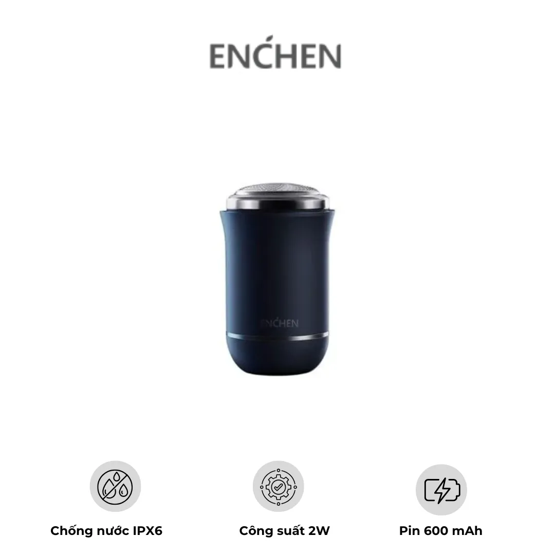 Máy cạo râu Enchen Traveller – Thiết kế nhỏ gọn – Lưỡi cắt sắc bén | AKIA