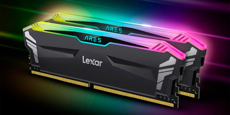 Ram Lexar Ares Rgb Ddr4 16Gb ( 2X8Gb) Bus 3600 - Đen 7 Ram Lexar Ares Rgb Ddr4 16Gb ( 2X8Gb) Bus 3600 - Đen