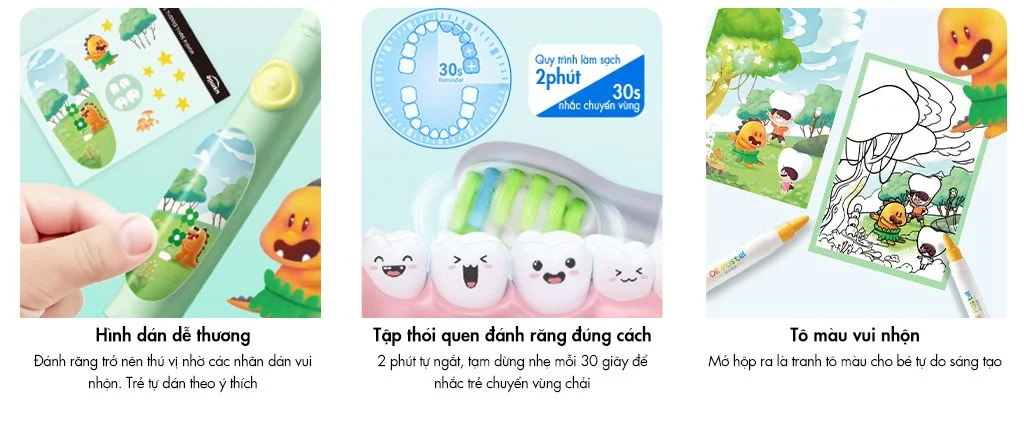 Bàn Chải Điện Dành Cho Trẻ Em Usmile Q4 9 Bàn Chải Điện Dành Cho Trẻ Em Usmile Q4