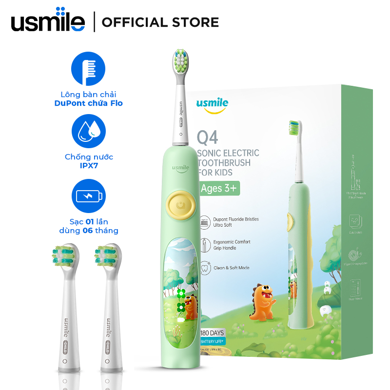 Bàn Chải Điện Dành Cho Trẻ Em Usmile Q4 6 Bàn Chải Điện Dành Cho Trẻ Em Usmile Q4