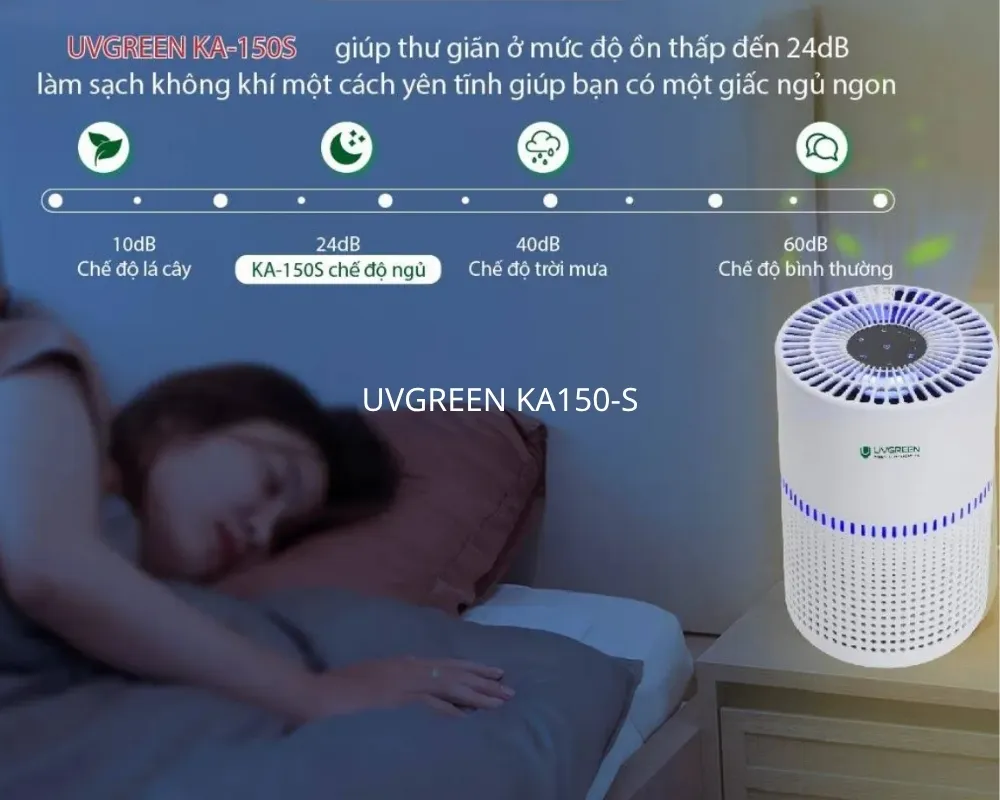 Máy Lọc Không Khí Diệt Khuẩn Uvgreen Ka150-S 11 Máy Lọc Không Khí Diệt Khuẩn Uvgreen Ka150-S - Akia Smart Home