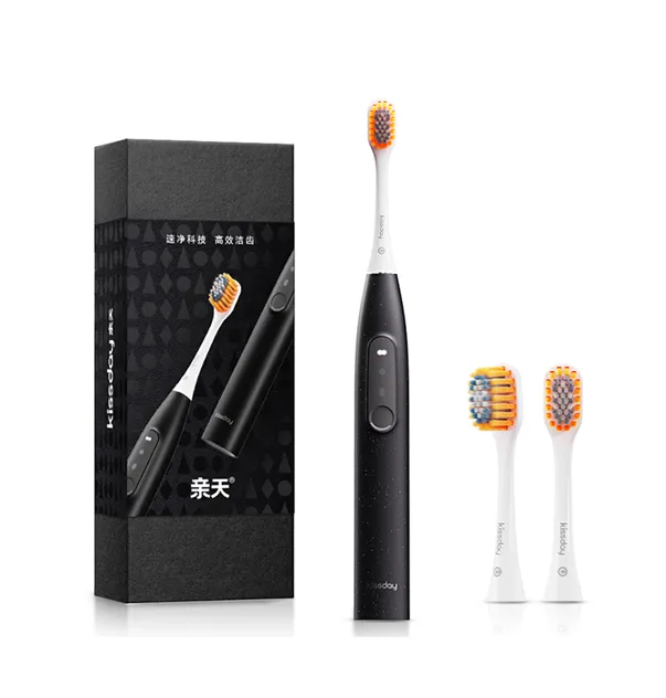 Bàn chải điện sóng siêu âm Kissday K1 – Công nghệ SpeedTek, Đầu bàn chải 3 lớp, Pin 60 ngày | AKIA