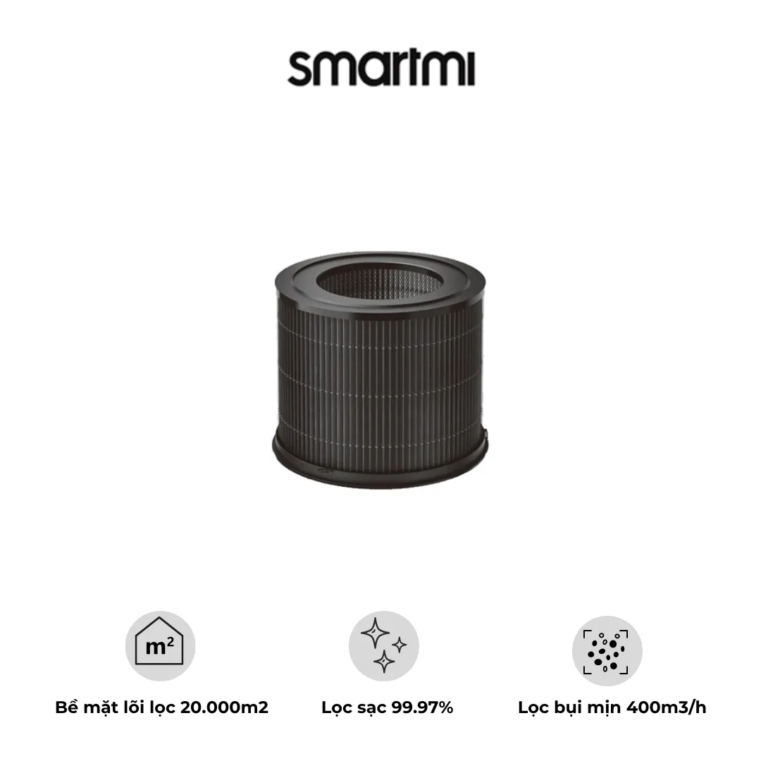 Lõi lọc không khí Smartmi Air Purifier P1 Filter (Pollen Allergy) – HEPA H13, Loại bỏ phấn hoa, Phù hợp cho máy P1 | AKIA