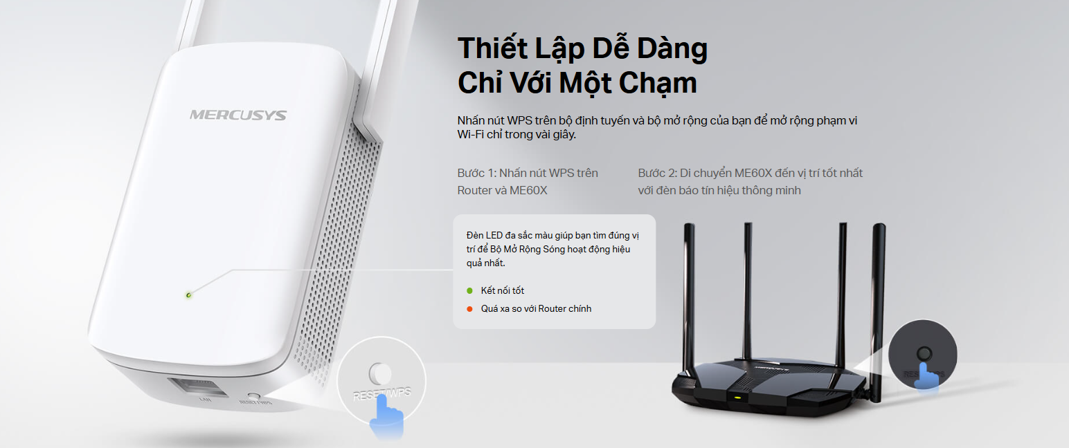 Bộ Mở Rộng Sóng Wi-Fi 6 Mercusys Me60X 19 Bộ Mở Rộng Sóng Wi-Fi 6 Mercusys Me60X