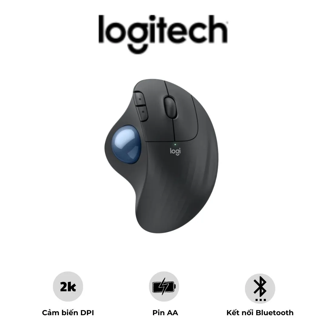 Chuột Logitech Ergo M575s – Đen | AKIA