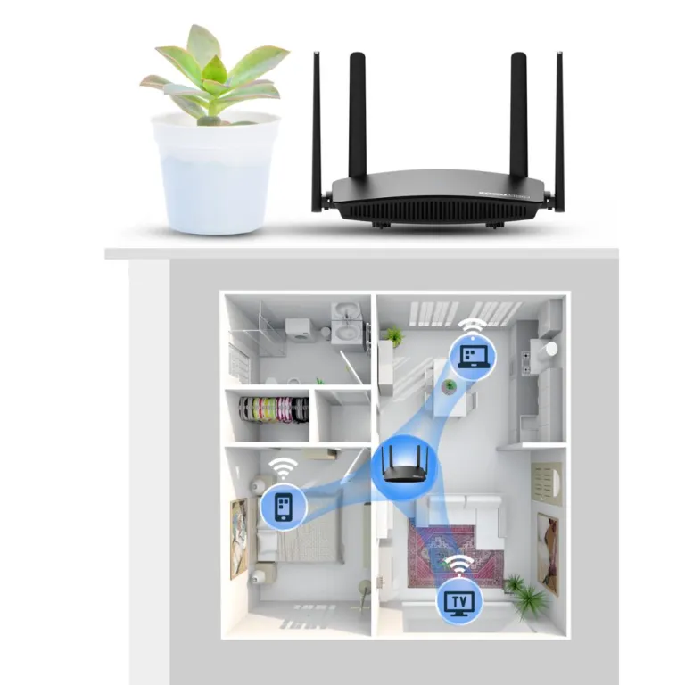 Router wifi Totolink A720R 4 ăngten | AKIA
