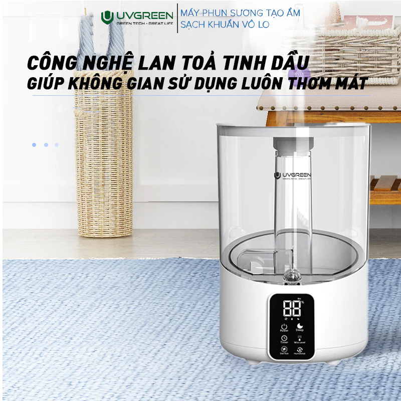 Máy Phun Sương Tạo Độ Ẩm Không Uvgreen Kh100/Kh200 37 Máy Phun Sương Tạo Độ Ẩm Không Uvgreen Kh100/Kh200