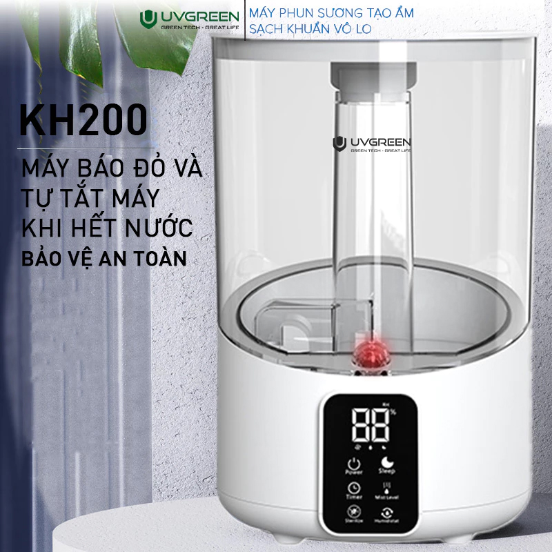 Máy Phun Sương Tạo Độ Ẩm Không Uvgreen Kh100/Kh200 39 Máy Phun Sương Tạo Độ Ẩm Không Uvgreen Kh100/Kh200