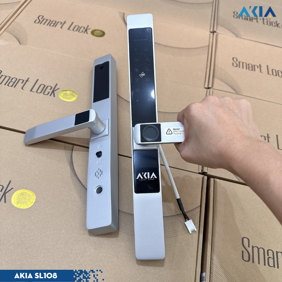 Khoá Vân Tay Cửa Nhôm Akia Sl610 9 Khoá Vân Tay Cửa Nhôm Akia Sl610