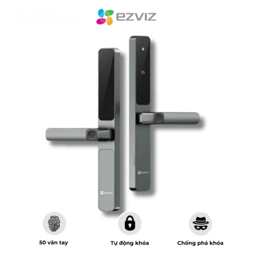 Akia Smart Home - Cung Cấp Thiết Bị Nhà Thông Minh Hàng Đầu Vn 115 Khóa Cửa Vân Tay Ezviz Dl06 Pro – Mật Mã – Thẻ Từ
