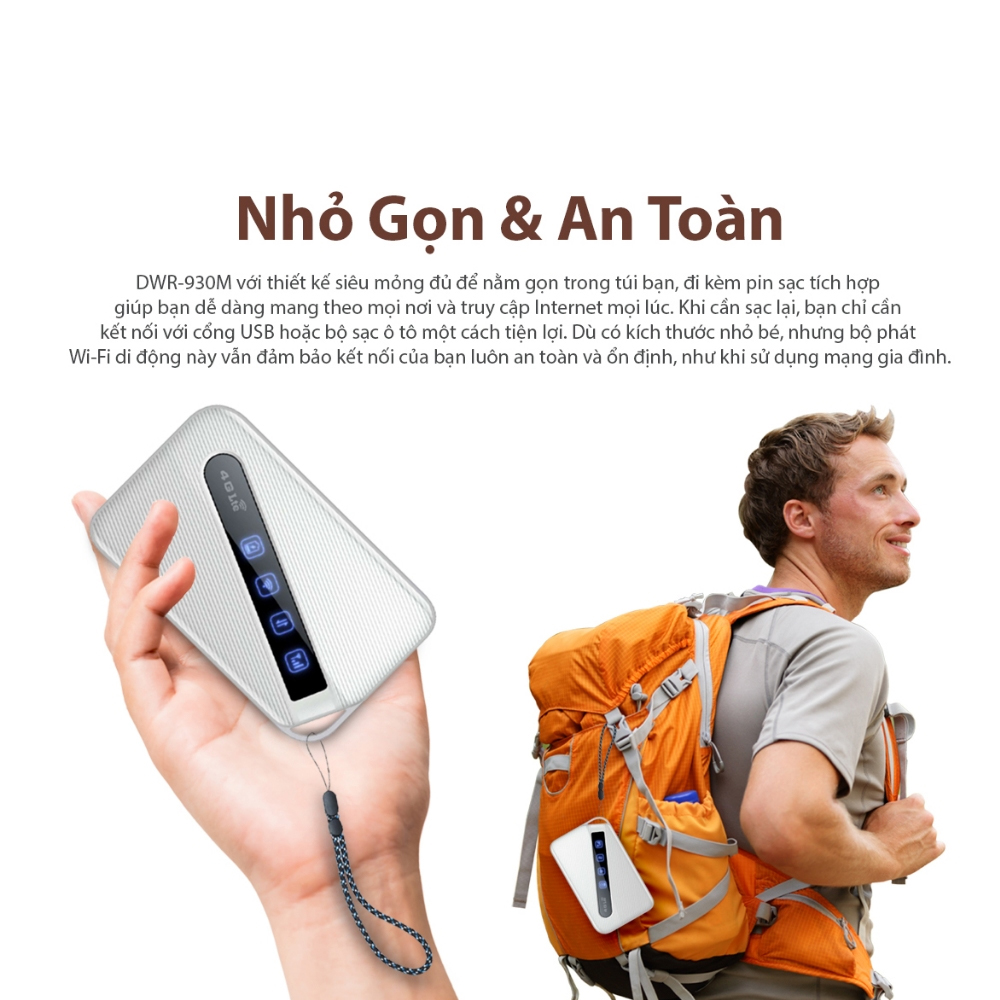 Bộ Phát Wifi Di Động D-Link Dwr-930M - Kết Nối Mọi Lúc, Mọi Nơi 6 D-Link Dwr-930M