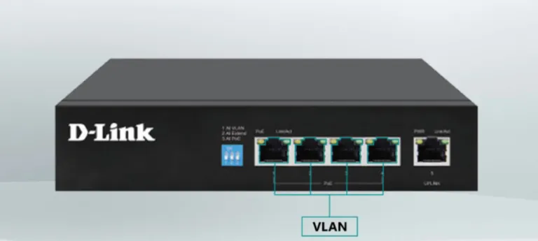 Switch PoE D-Link DGS-F1005P-E-5